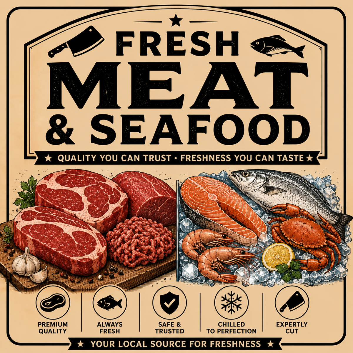 Fresh Meat & Seafood