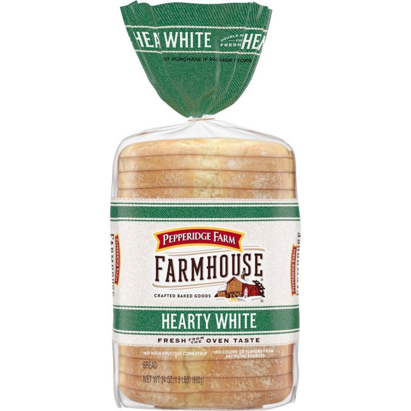 Pepperidge Farm Farmhouse Hearty White Bread - 24oz: No Artificial Flavors, No High Fructose Corn Syrup