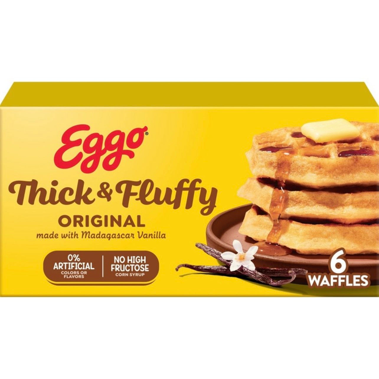 Eggo Thick and Fluffy Waffles Original - 11.6oz/6ct: No High Fructose Corn Syrup
