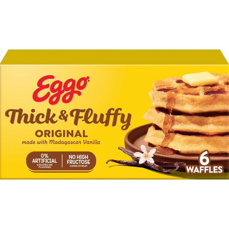 Eggo Thick and Fluffy Waffles Original - 11.6oz/6ct: No High Fructose Corn Syrup