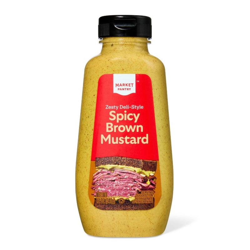 Spicy Brown Mustard - 12oz - Market Pantry™