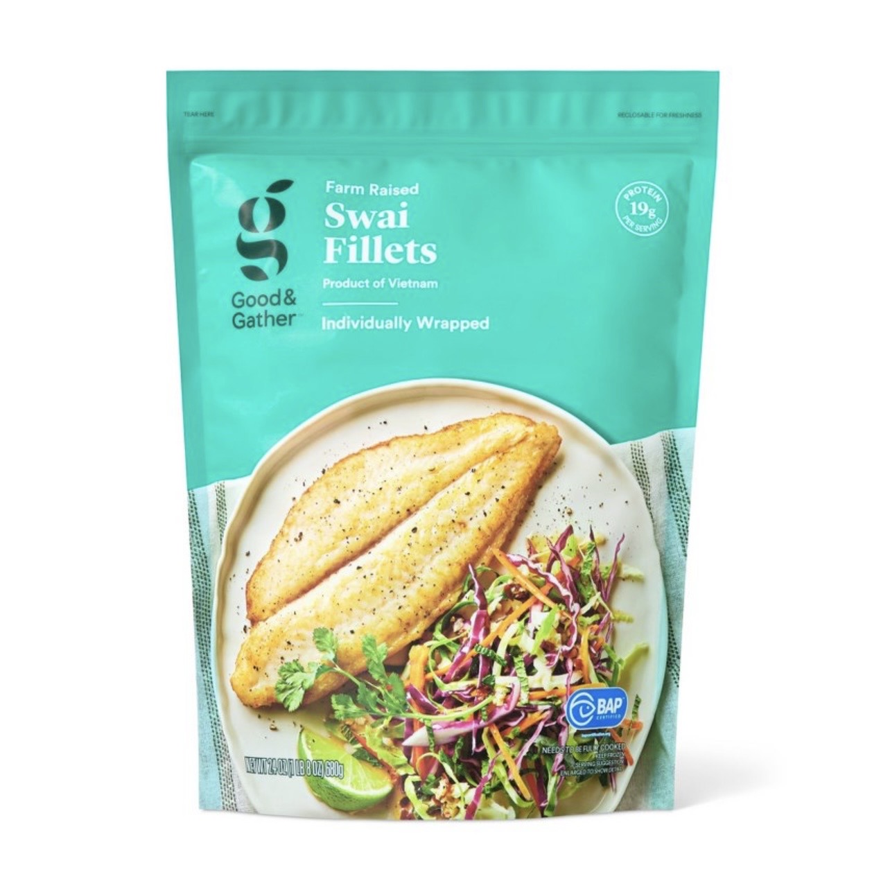 Farm Raised Swai Fillets - Frozen - 24oz - Good & Gather™