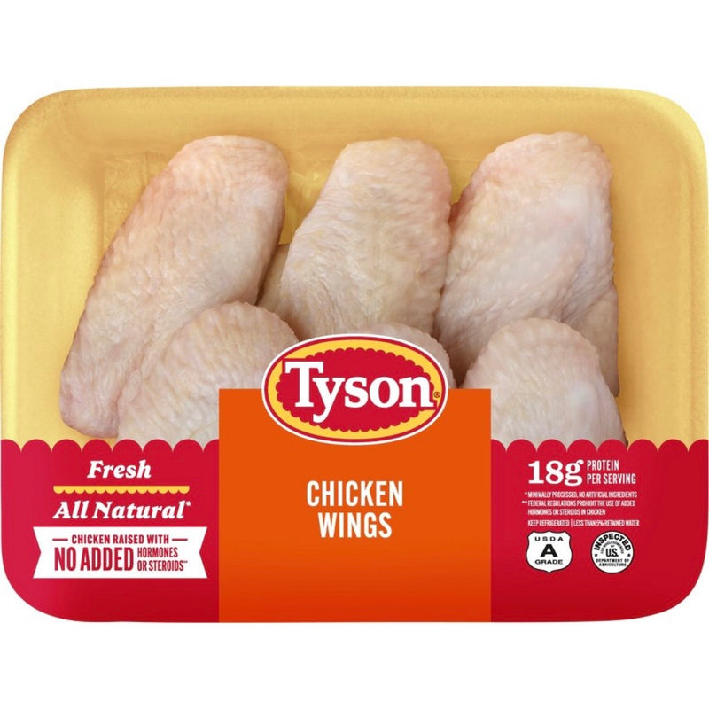 Tyson All Natural Chicken Wings - 1.48-2.75 Ib - price per lb
