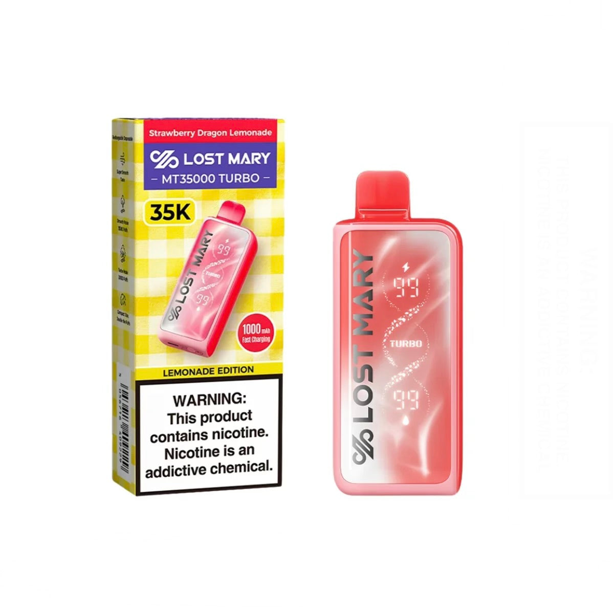 Lost Mary MT35000 Turbo - Strawberry Dragon Lemonade