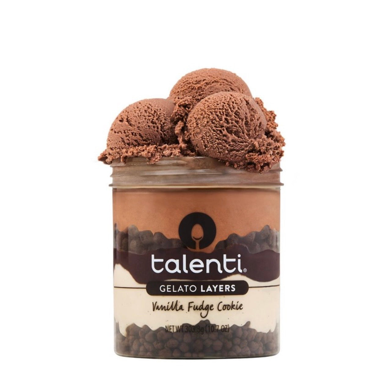 Talenti Gelato Layers Vanilla Fudge Cookie - 10.7oz