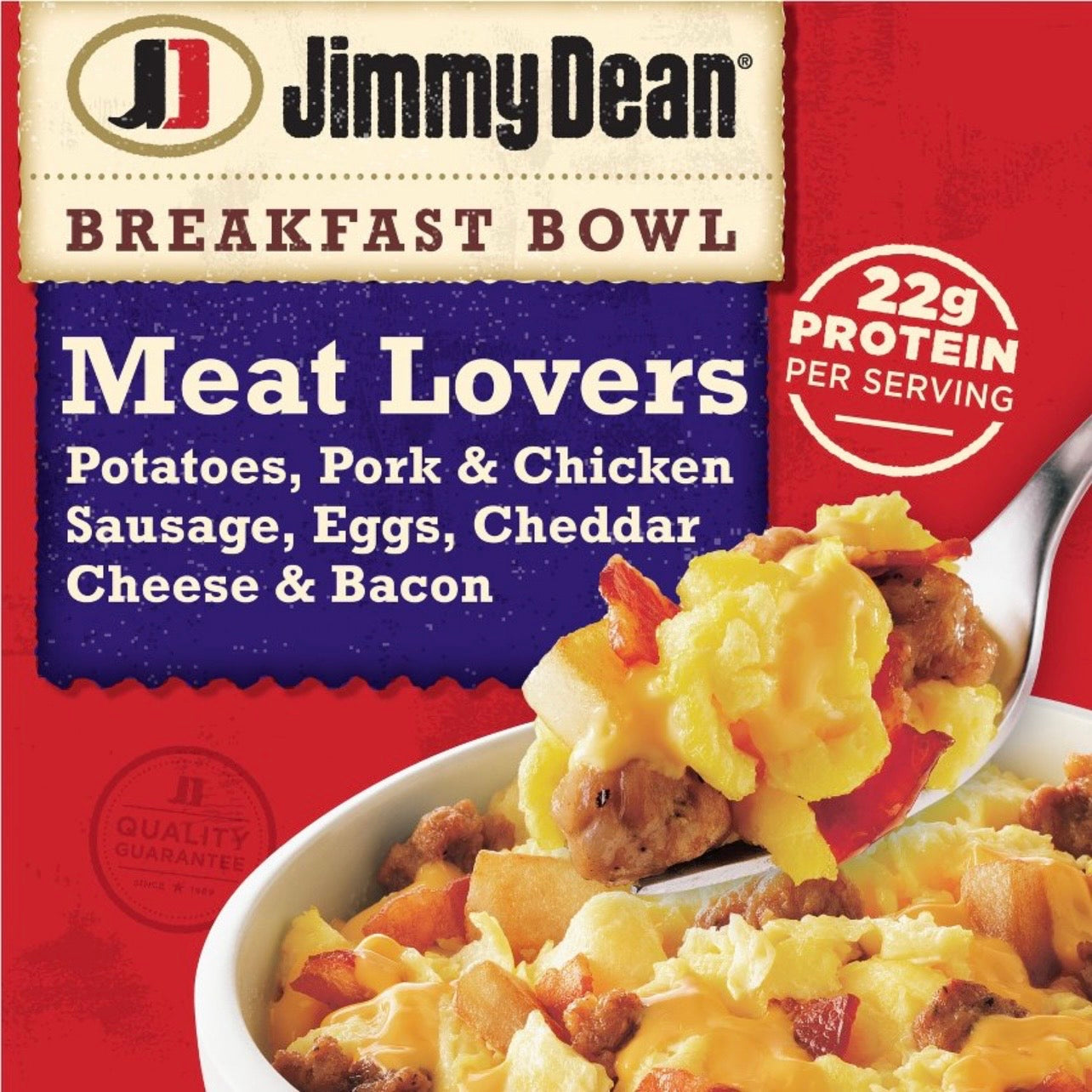 Jimmy Dean Meat Lovers Breakfast Bowl - 7oz: Pork