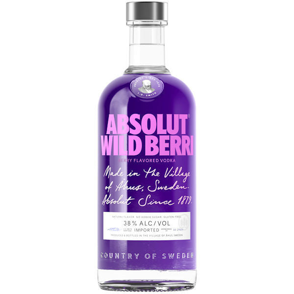 Absolut Wild Berry Flavored Vodka