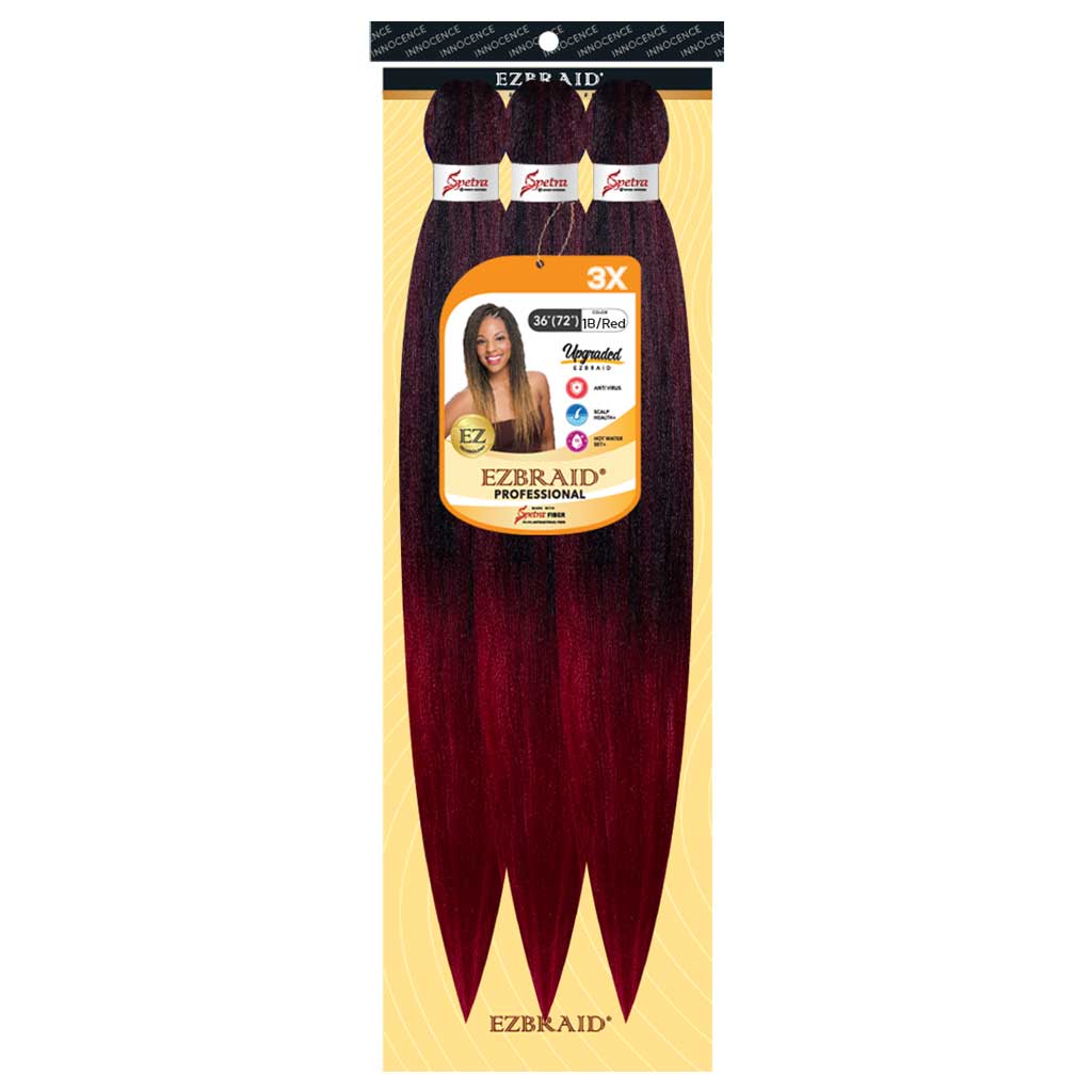 EZBRAID 3X - 1B/Red - 36"