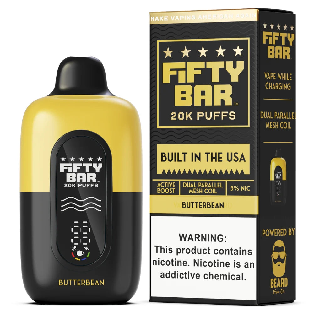 Fifty Bar -  Butterbean - 20000 Puffs