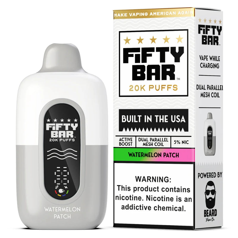 Fifty Bar -  Watermelon Patch - 20000 Puffs