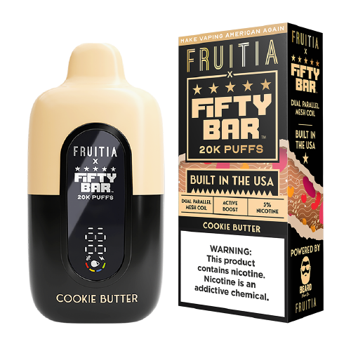 Fifty Bar - Cookie Butter - 20000 Puffs