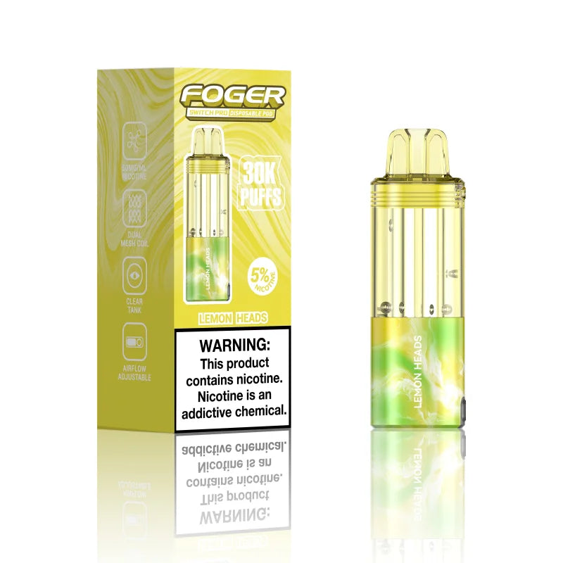 Foger Switch Pro Pod - Lemon Heads - 30000 Puffs