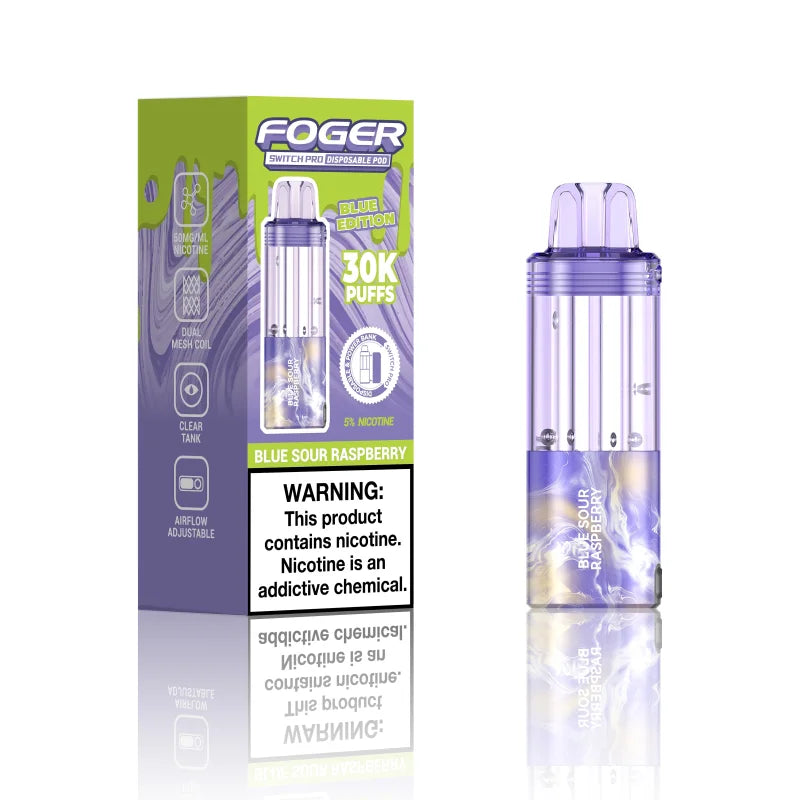 Foger Switch Pro Pod - Blue Sour Raspberry - 30000 Puffs