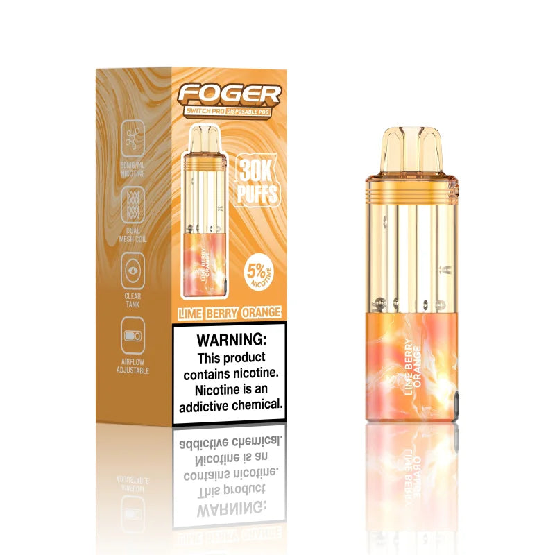 Foger Switch Pro Pod - Lime Berry Orange - 30000 Puffs