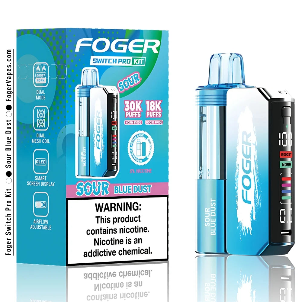 Foger Switch Pro Kit - Sour Blue Dust - 30000 Puffs