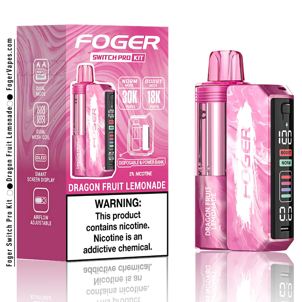 Foger Switch Pro Kit - Dragon Fruit Lemonade - 30000 Puffs