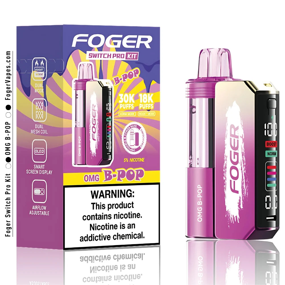 Foger Switch Pro Kit - OMG B-POP - 30000 Puffs