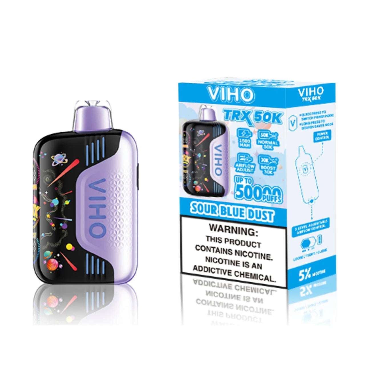 Viho TRX - Sour Blue Dust - 50000 Puffs
