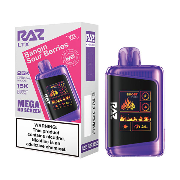 Raz - Bangin Sour Berries - 25000 Puffs