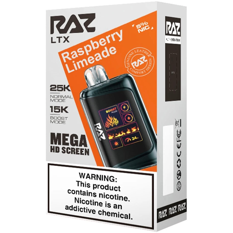 Raz - Raspberry Limeade - 25000 Puffs