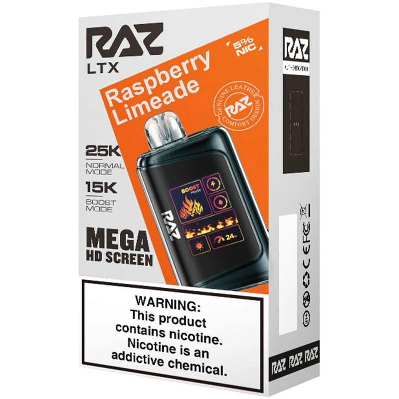 Raz - Raspberry Limeade - 25000 Puffs