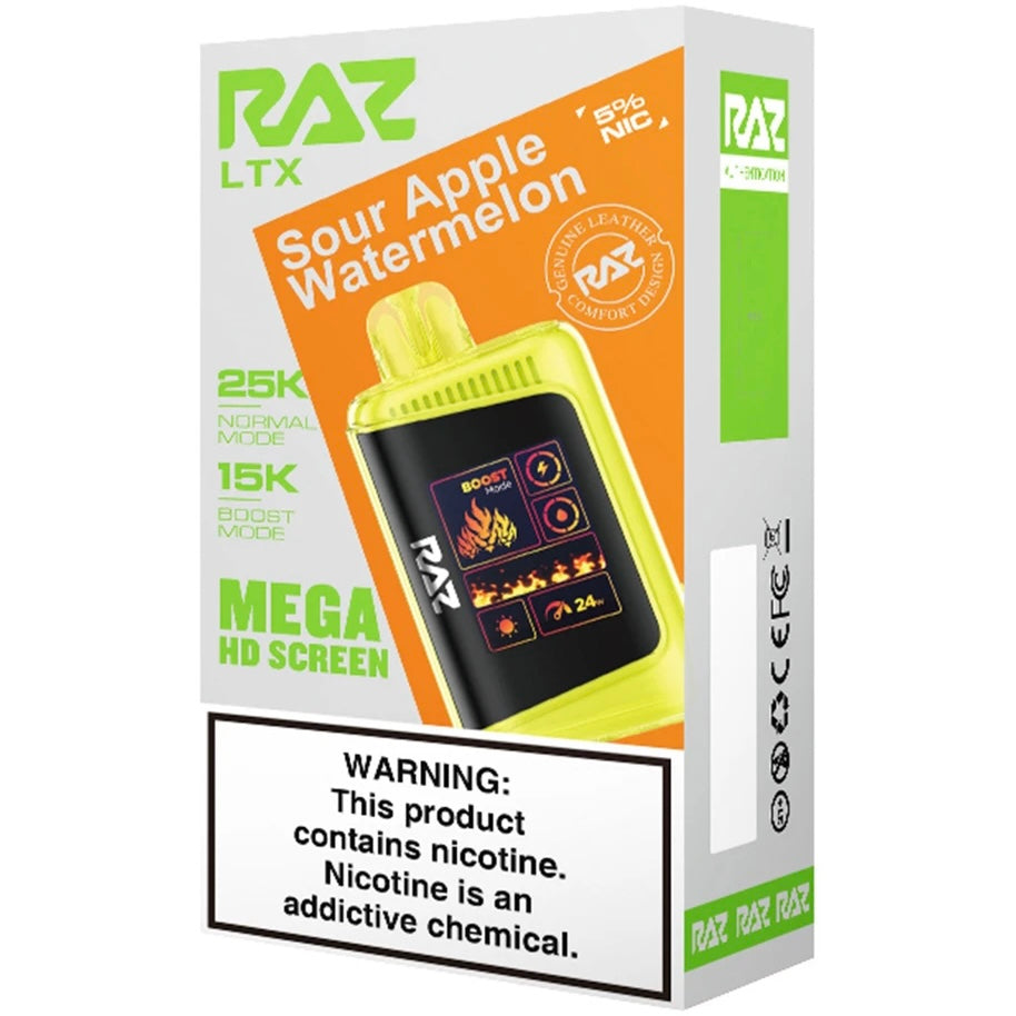 Raz - Sour Apple Watermelon - 25000 Puffs