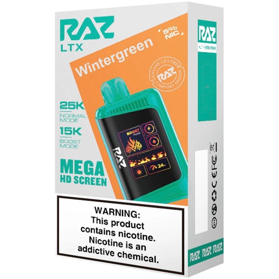 Raz - Wintergreen - 25000 Puffs