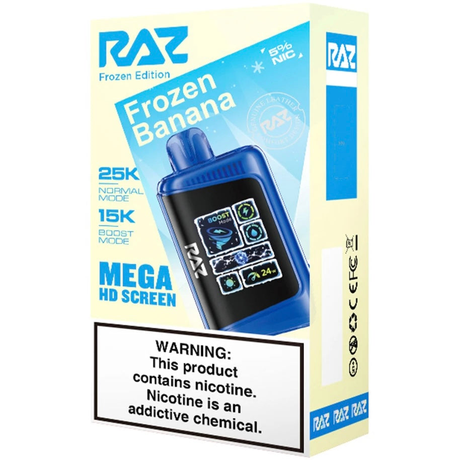 Raz - Frozen Banana - 25000 Puffs