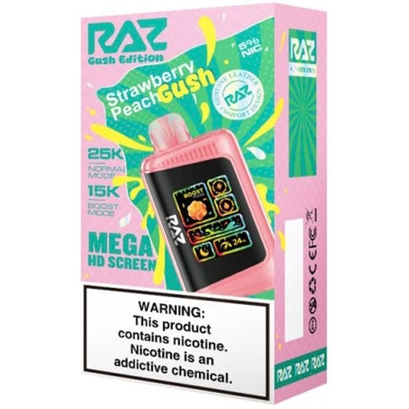 Raz - Strawberry Peach Gush - 25000 Puffs