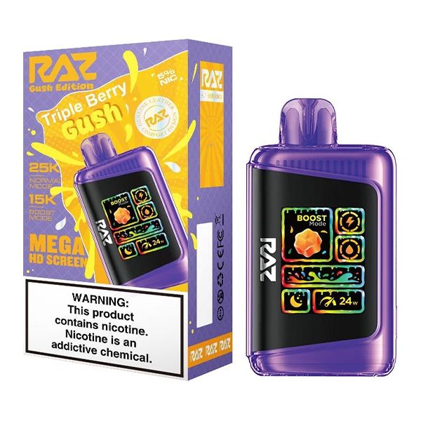 Raz - Triple Berry Gush - 25000 Puffs