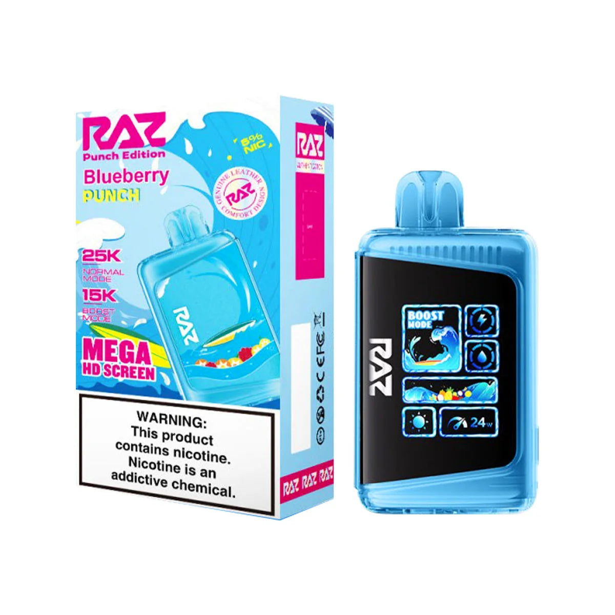Raz - Blueberry Punch - 25000 Puffs