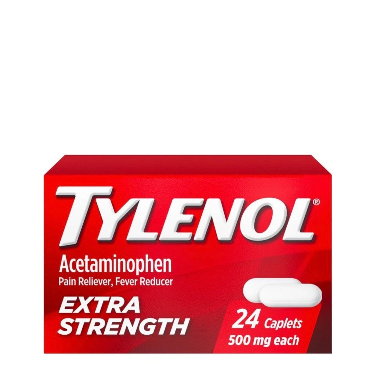 Tylenol Extra Strength Pain Reliever and Fever Reducer Caplets - Acetaminophen - 24ct