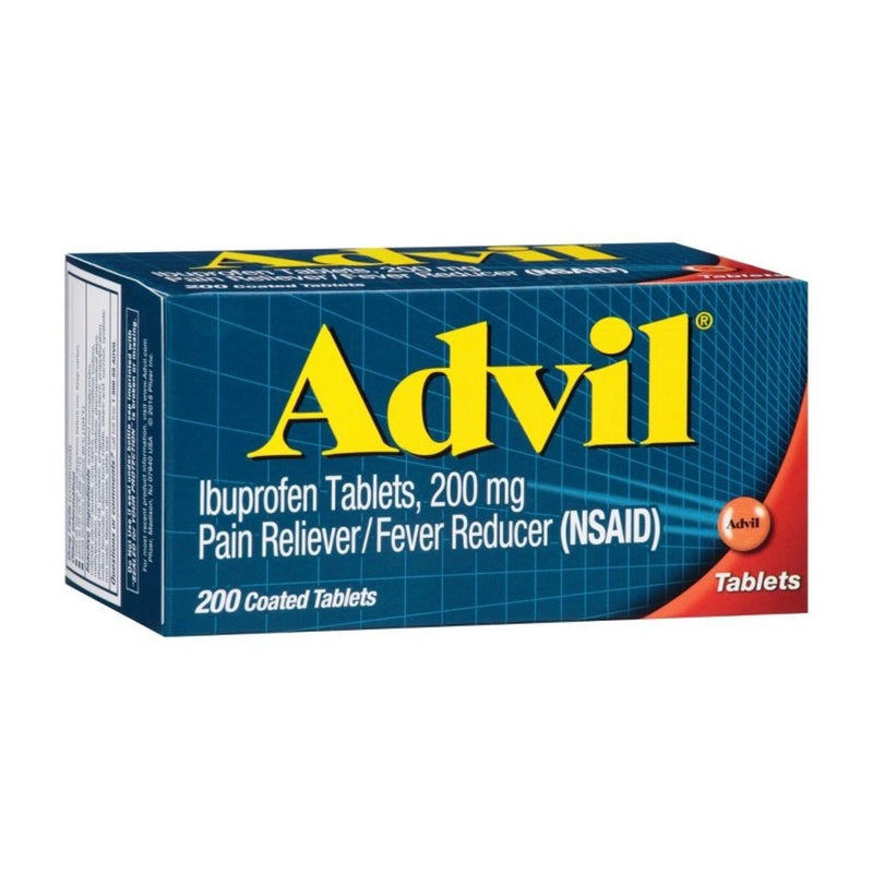 Advil Pain Reliever/Fever Reducer Tablets - Ibuprofen (NSAID) - 200ct