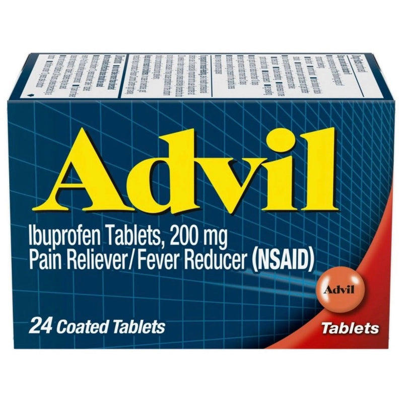 Advil Pain Reliever/Fever Reducer Tablets - Ibuprofen (NSAID) - 24ct