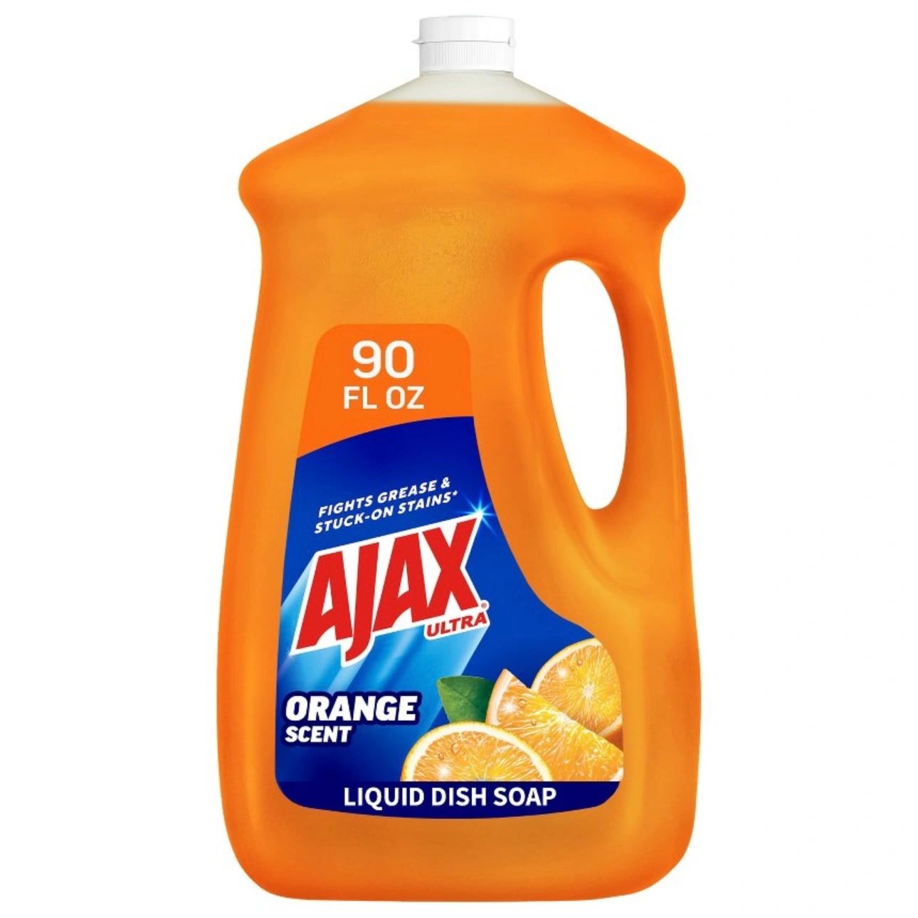 Ajax Orange Ultra Triple Action Dishwashing Liquid Dish Soap - 90 fl oz