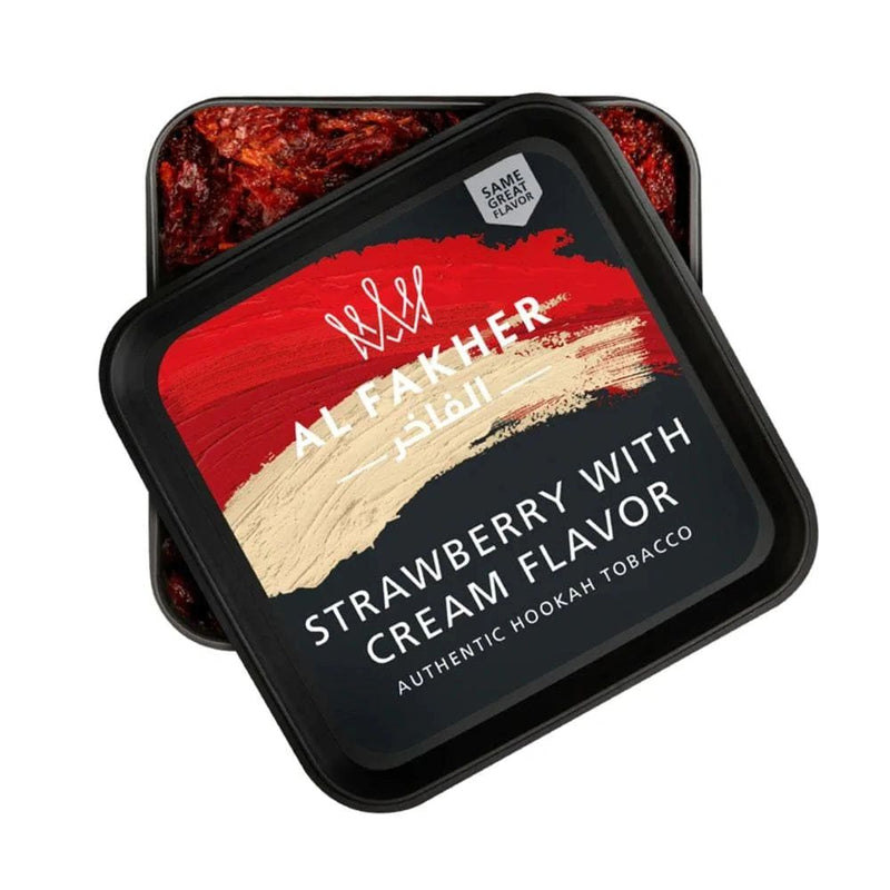Al Fakher Shisha Tobacco - Strawberry with Cream
