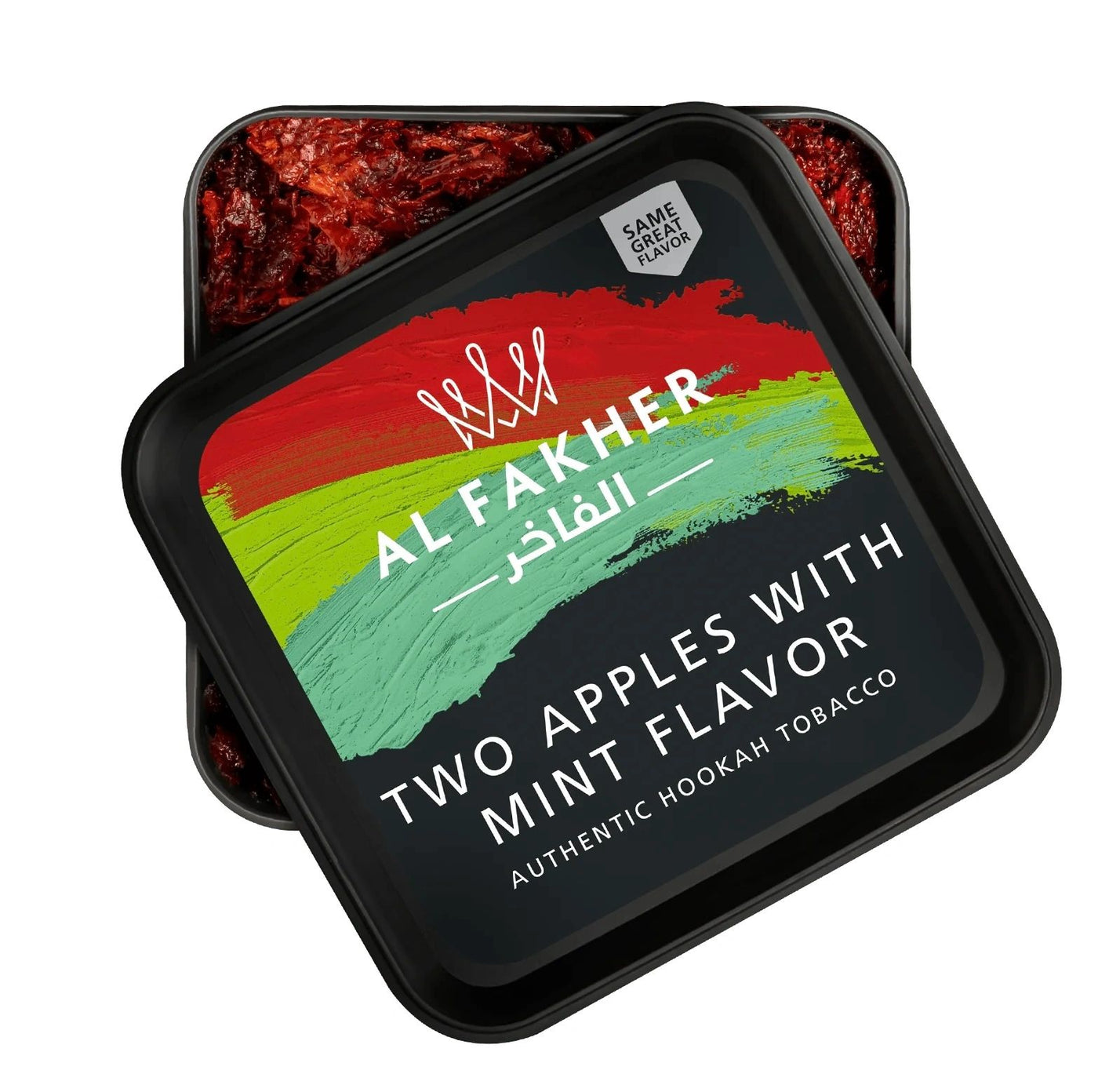 Al Fakher Shisha Tobacco - Two Apples with Mint