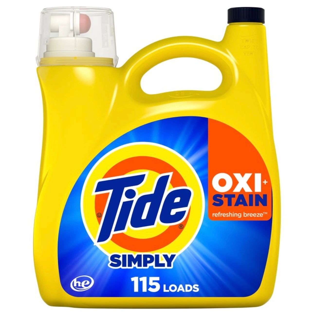Tide Simply Oxi Stain Refresh Liquid Laundry Detergent - 162oz