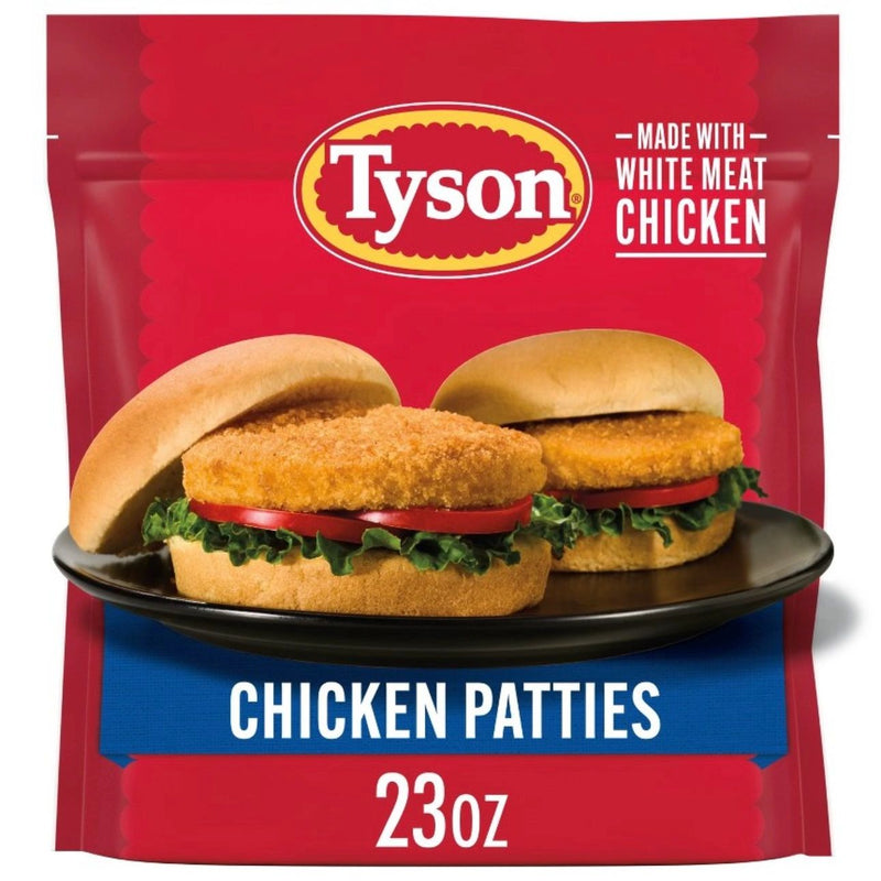 Tyson All Natural Chicken Breast Patties - Frozen - 23oz