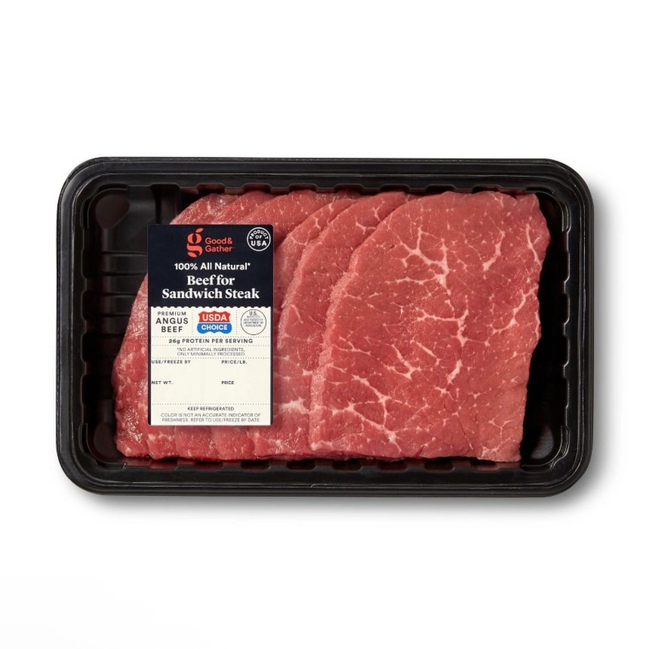 USDA Choice Angus Beef Steak for Sandwiches - Good & Gather™