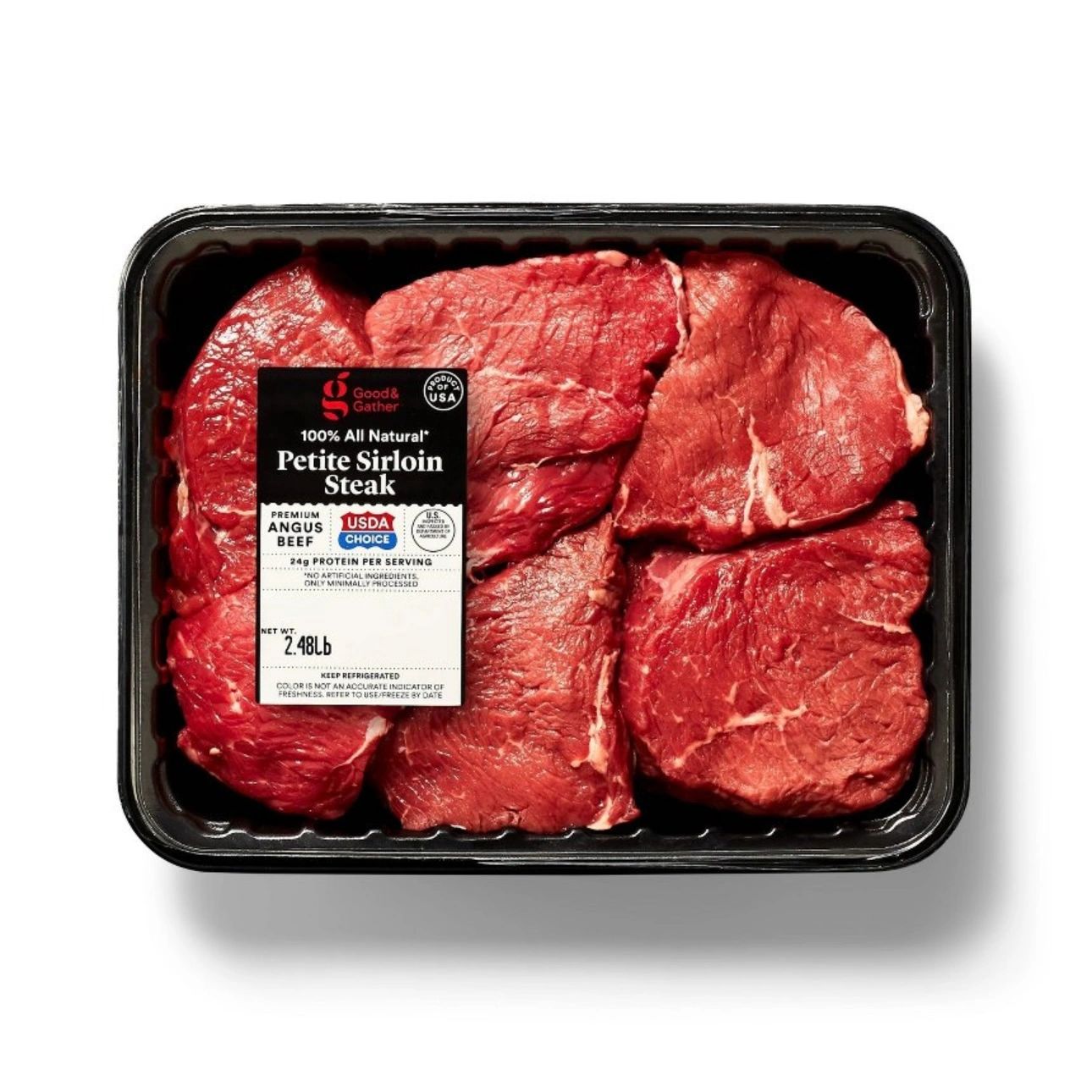 USDA Choice Angus Petite Sirloin Steak - Good & Gather™