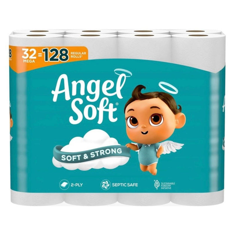 Angel Soft Toilet Paper - 32 Mega Rolls