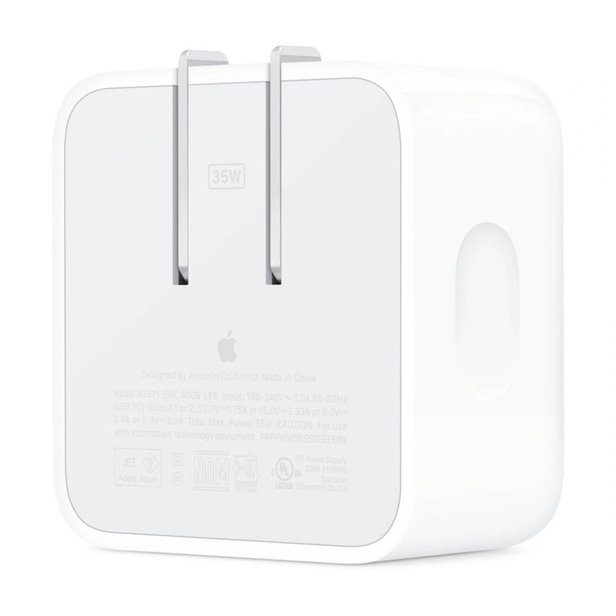 Apple 35W Dual USB-C Port Compact Power Adapter