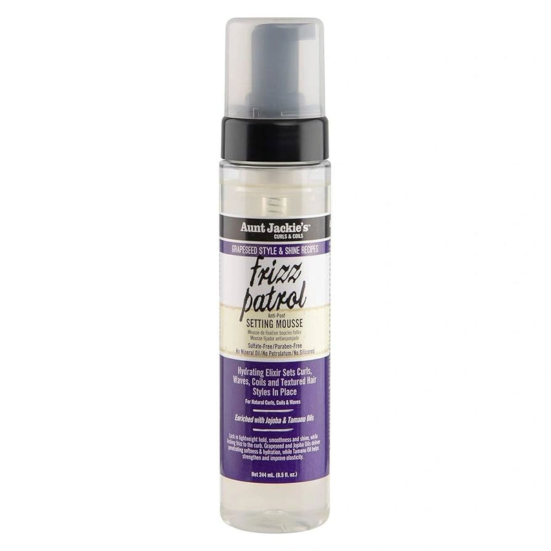 Aunt Jackie Grapeseed Frizz Patrol Setting Mousse