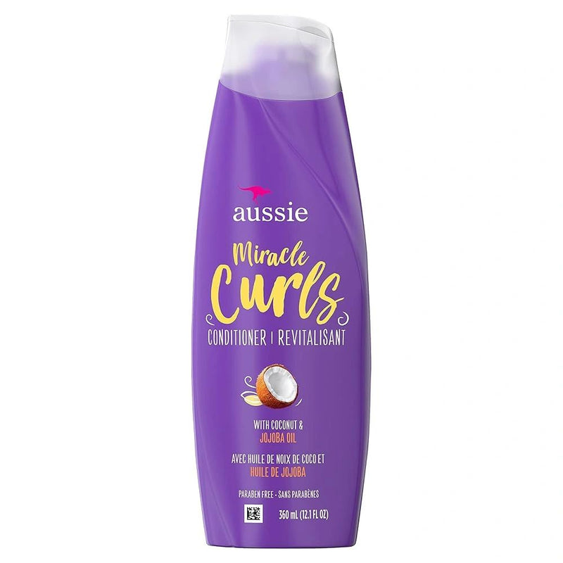 Aussie Miracle Curls Conditioner with Coconut & Jojoba Oil