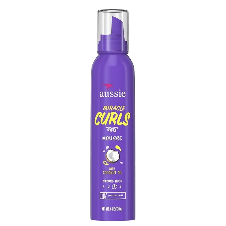 Aussie Miracle Curls Mousse with Coconut Oil