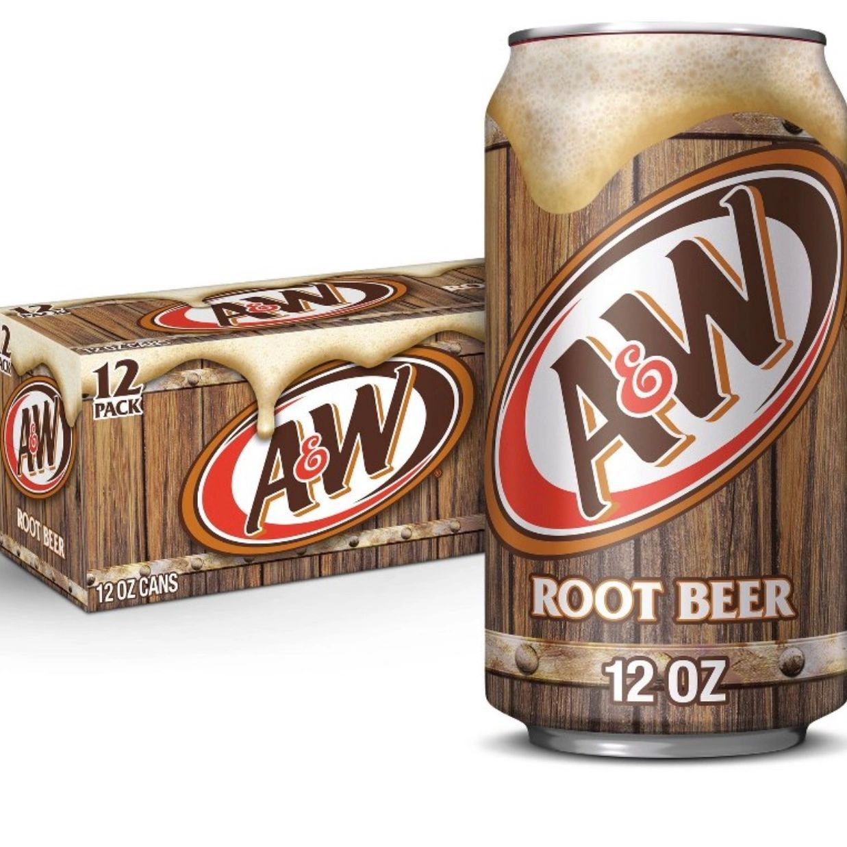 A&W Root Beer Soda - 12pk/12 fl oz Cans