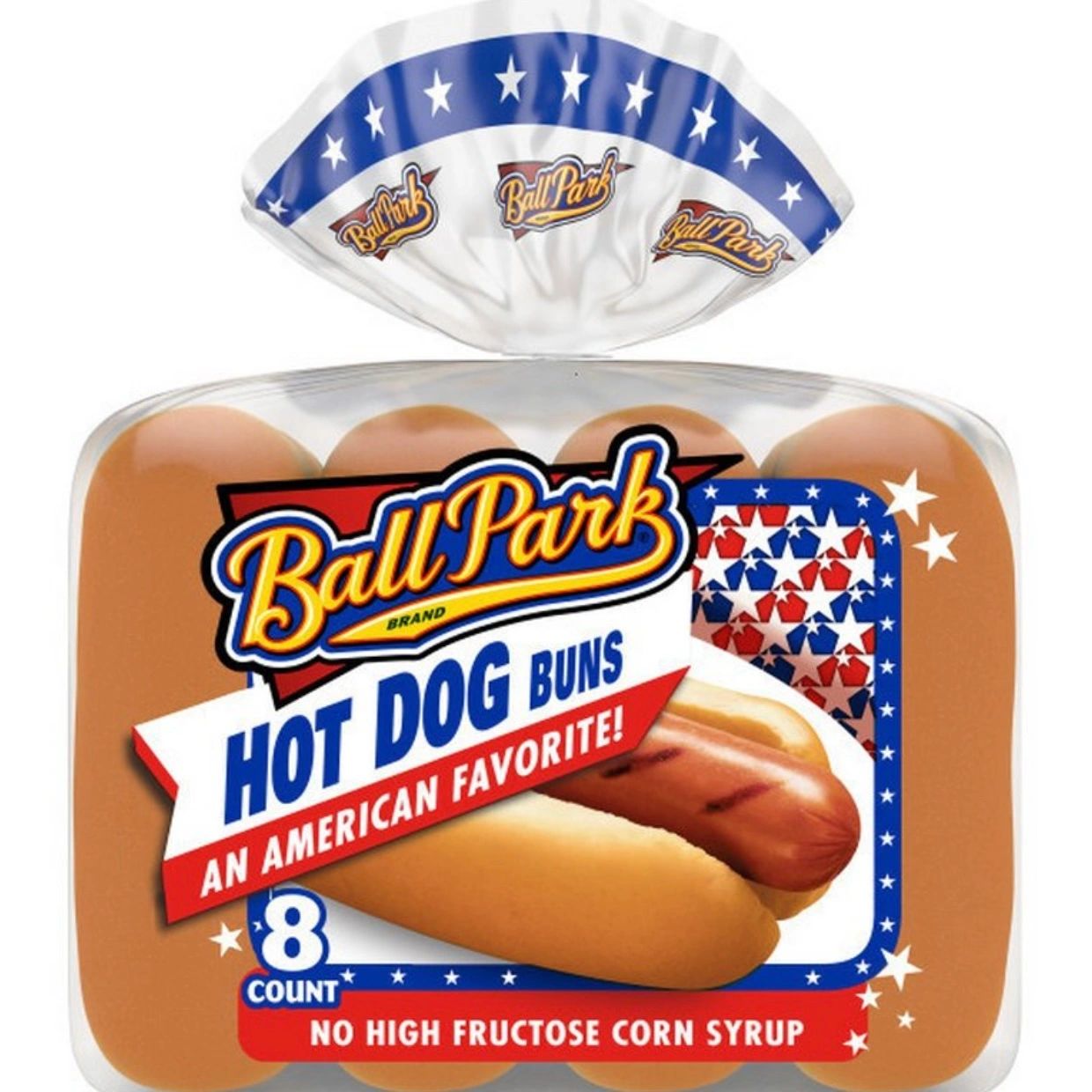 Ball Park Hot Dog Buns - 130z/8pk