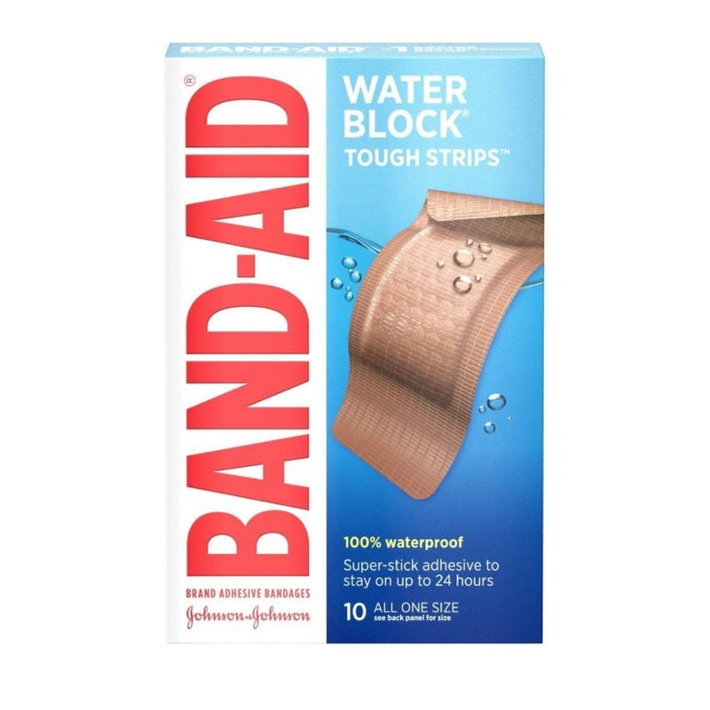 Band-Aid Tough Strip Waterproof - 10ct