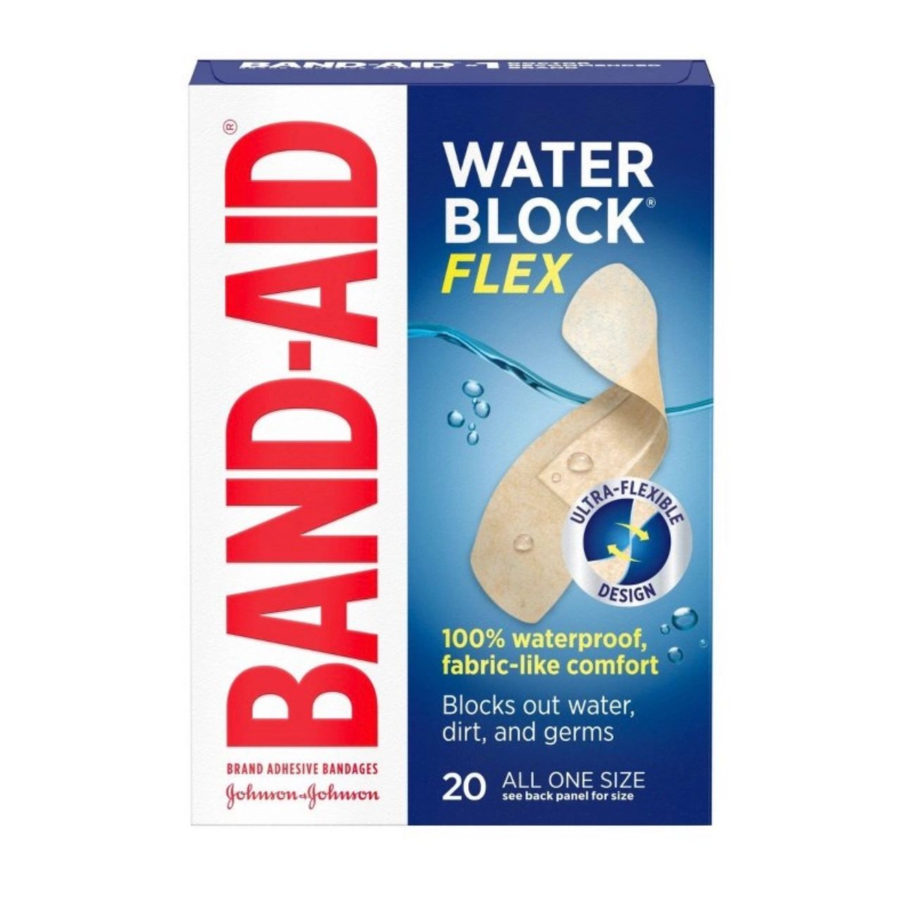 Band-Aid Water Block Adhesive Bandages - 20ct